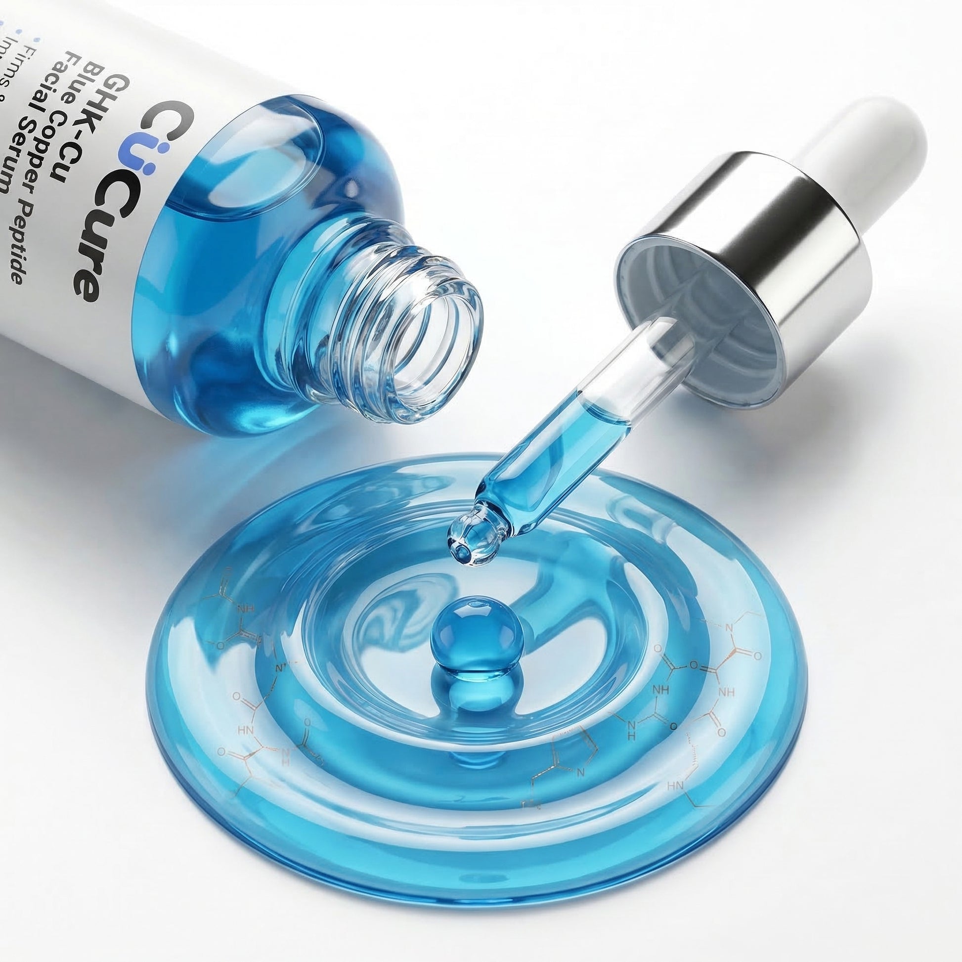 CuCure copper peptide serum texture and application