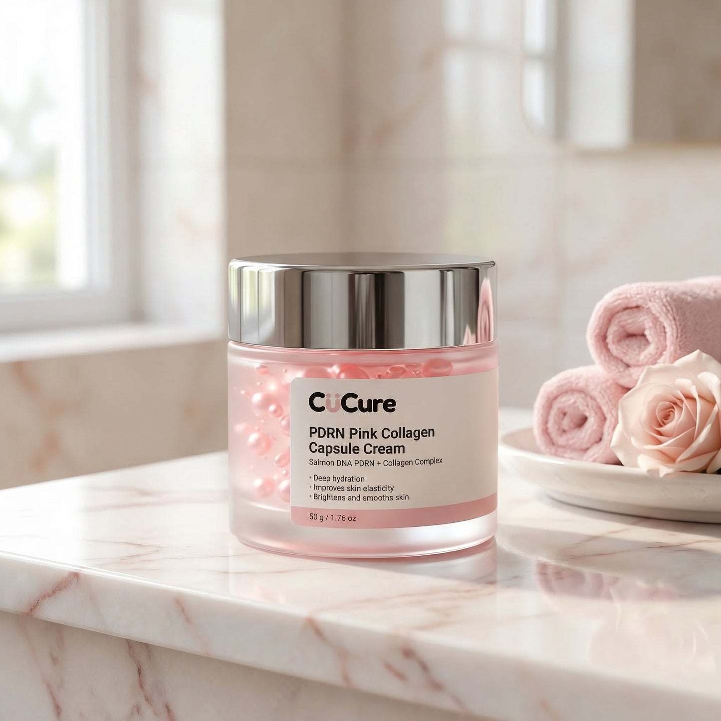 PDRN salmon DNA collagen capsule cream supporting skin regeneration