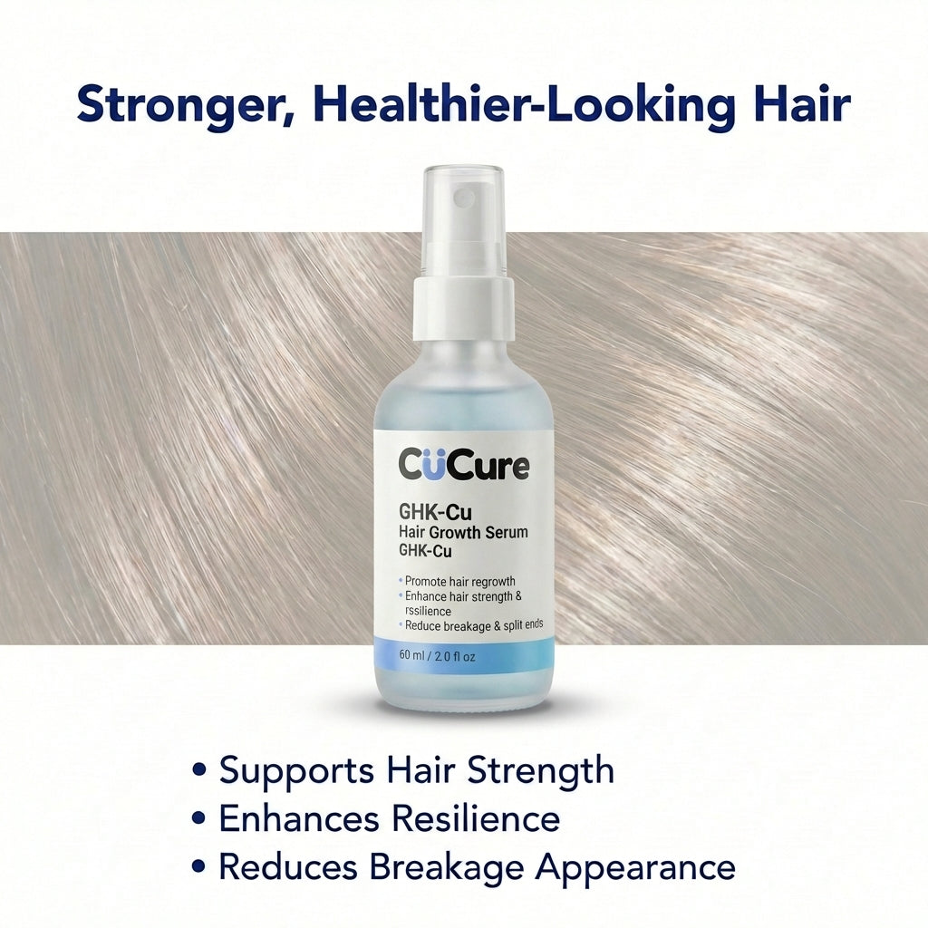 Professional copper peptide scalp treatment spray