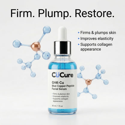 Advanced copper peptide skincare formula GHK-Cu serum