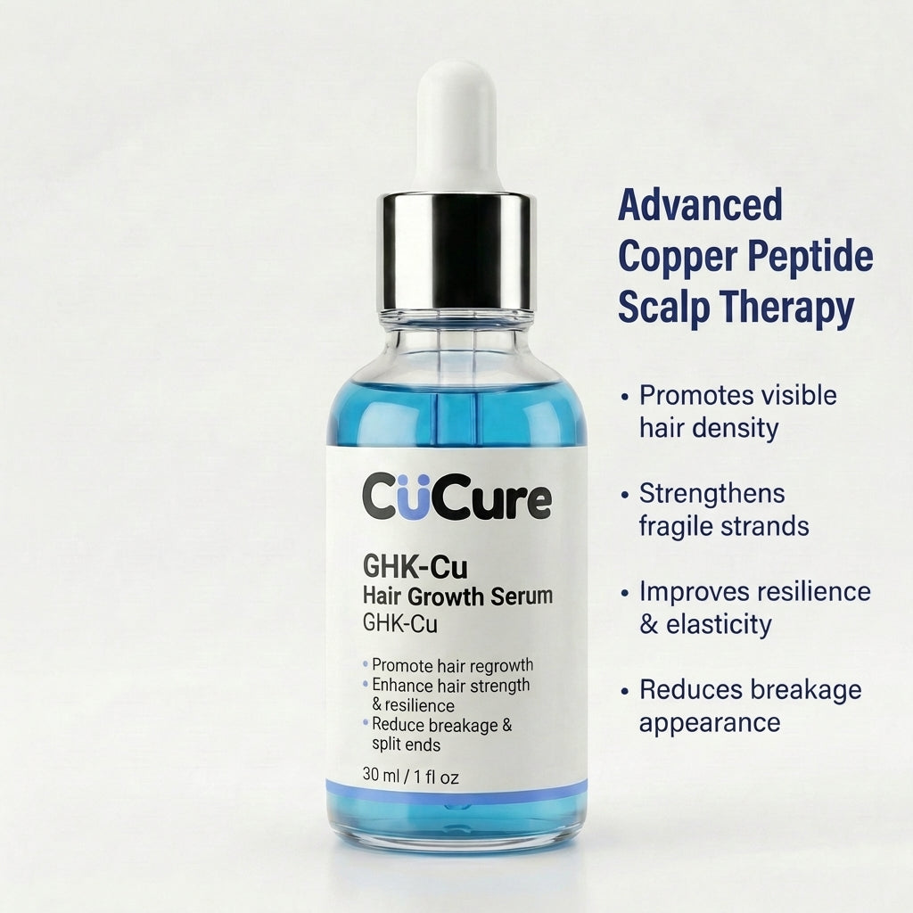 scalp serum supporting healthier looking hair